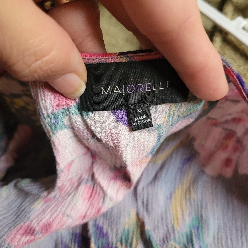 Majorelle Grey and Pink Floral Dress - Picture 4 of 7